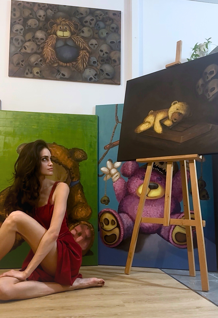 Sandra Najda w pracowni